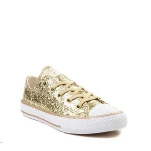 Gold Sparkle Converse